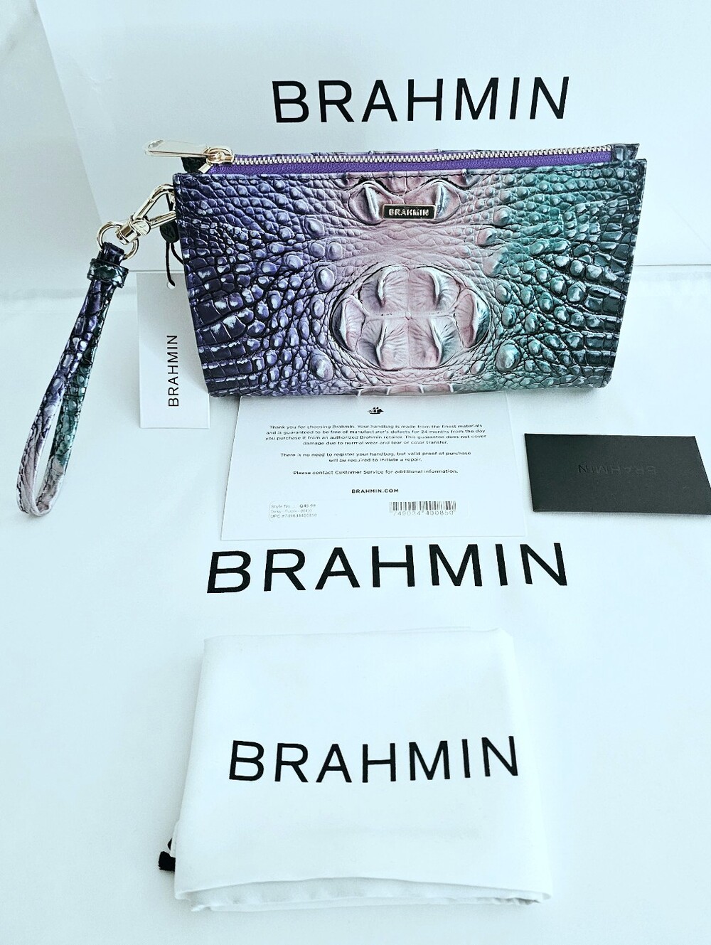 NWT Brahmin ENCHANTED OMBRE Daisy (TAGGED PURPLE)